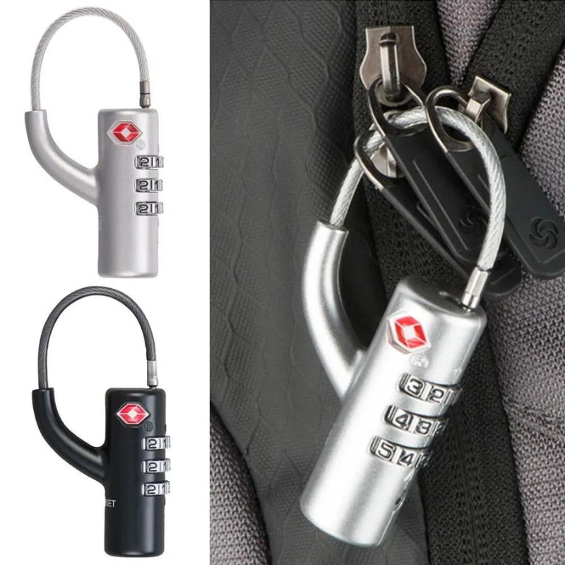 tsa suitcase lock - Grey - Gray - Black