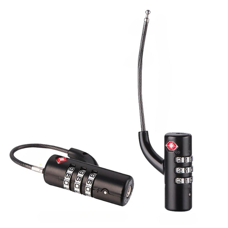 tsa lock for suitcase - Grey - Gray - Black