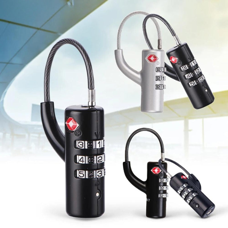 cabin suitcase tsa lock - Grey - Gray - Black