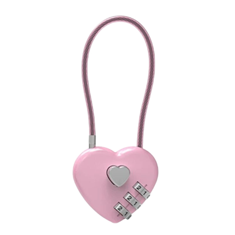 combination lock for suitcase - Pink