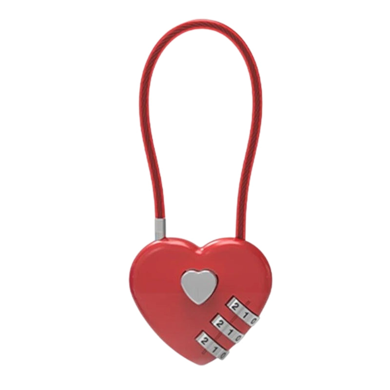 small suitcase lock - Red
