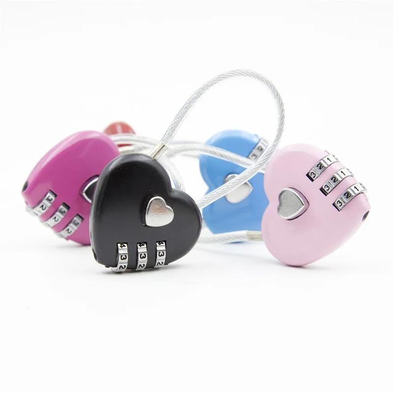 luggage travel lock - Pink - Grey - Gray - Gold - Red - Black - Blue