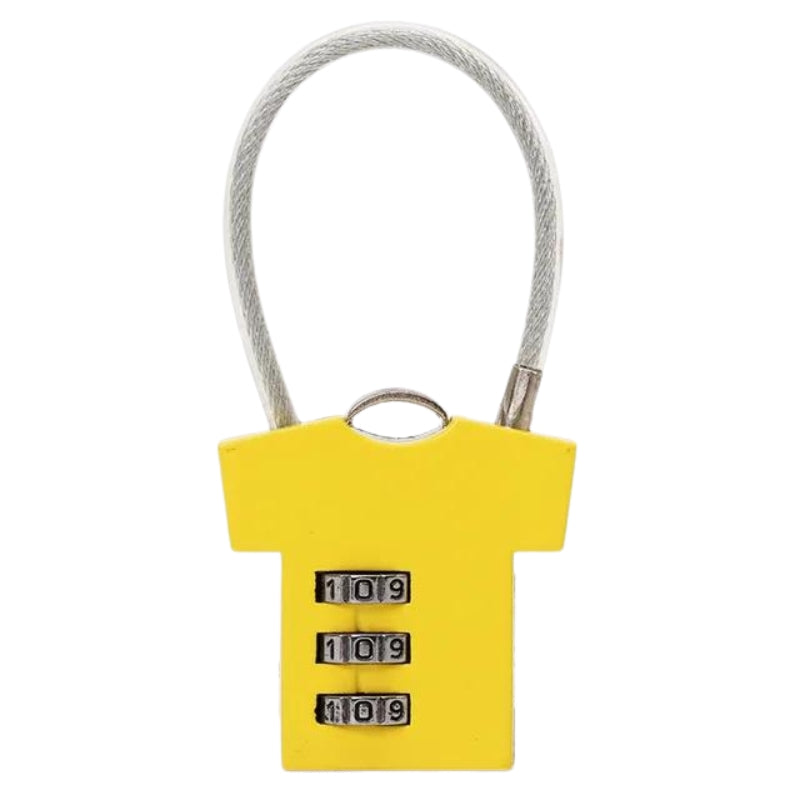 combination lock suitcase - Yellow