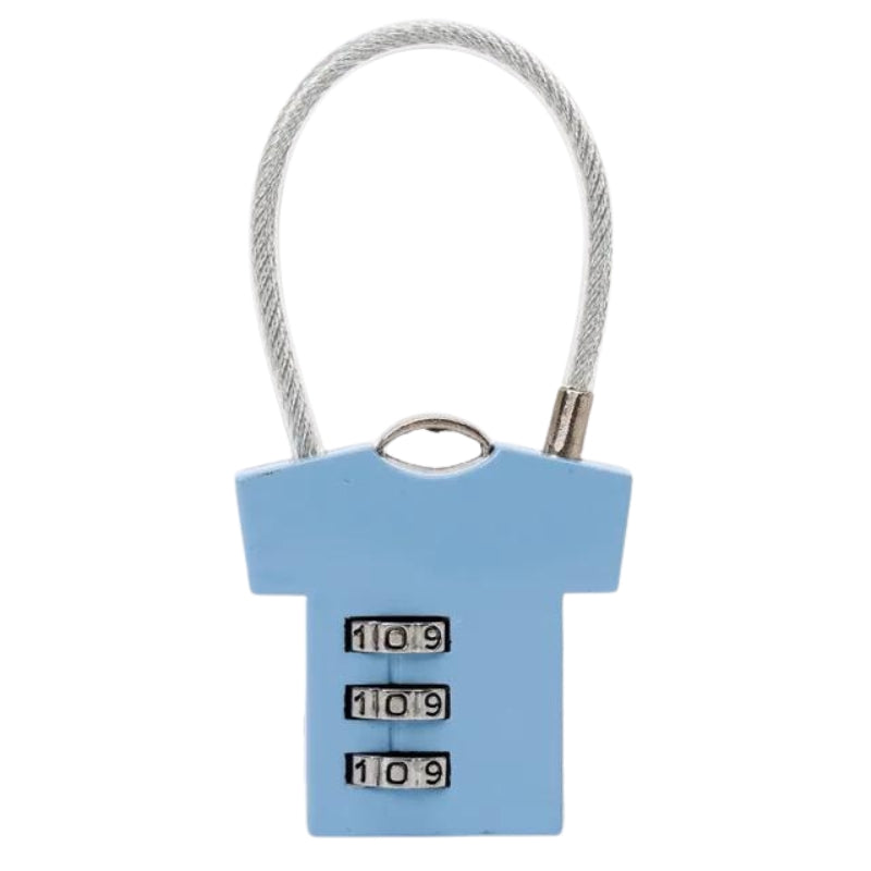 combination lock for suitcase - Blue