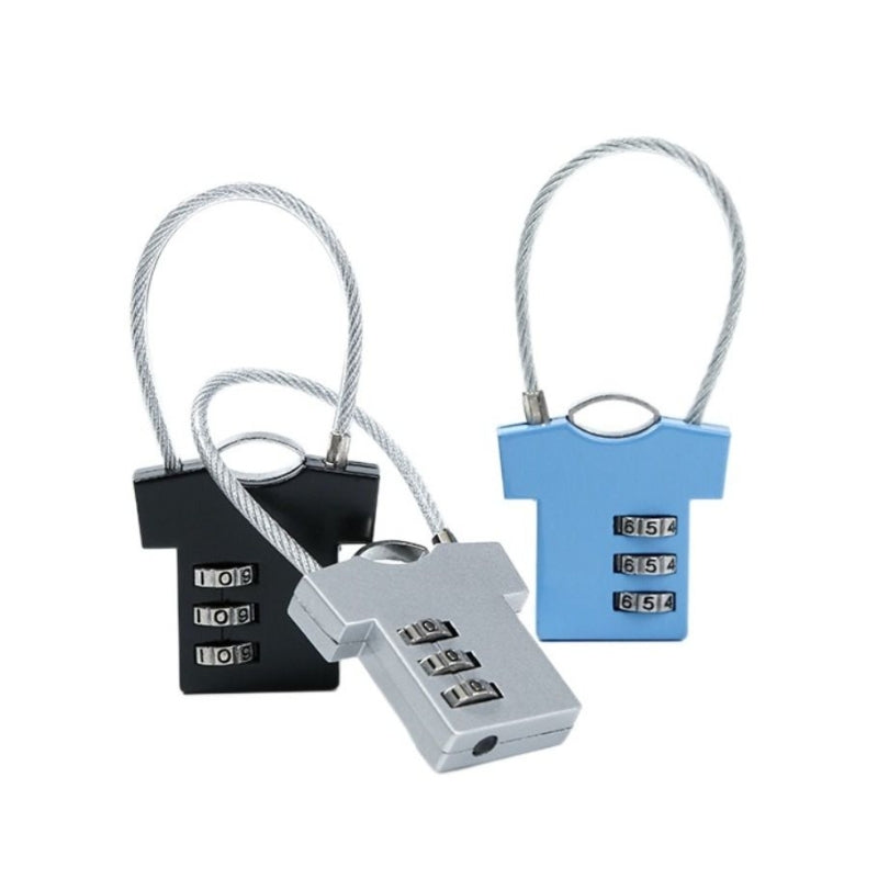lock for suitcase - Yellow - Blue - Grey - Gray - Red - Black