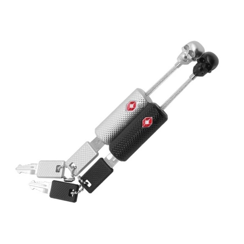 suitcase tsa code lock - Silver - Black
