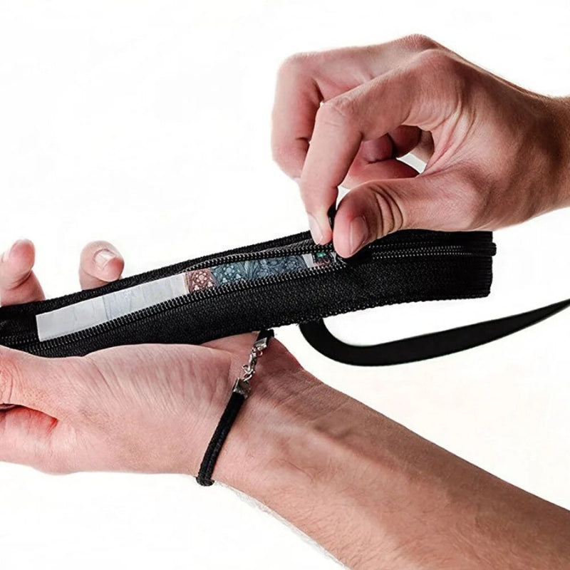 hidden ticket belt for men - Blue - Khaki - Black - Grey - Gray - Beige