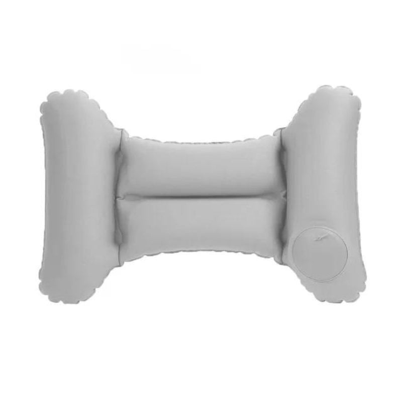 inflatable travel pillow - Grey - Gray
