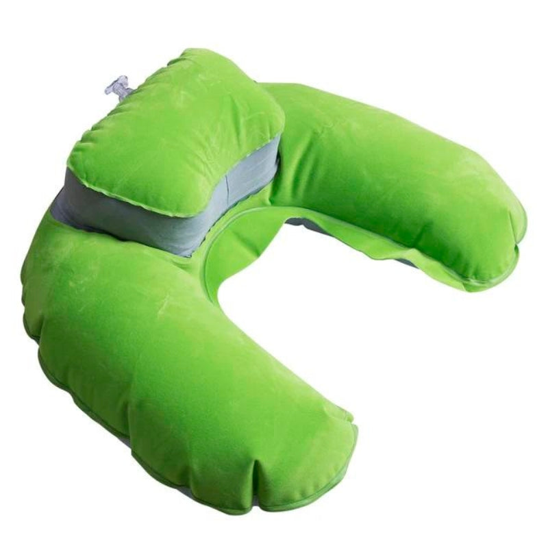 inflatable travel pillow - Green