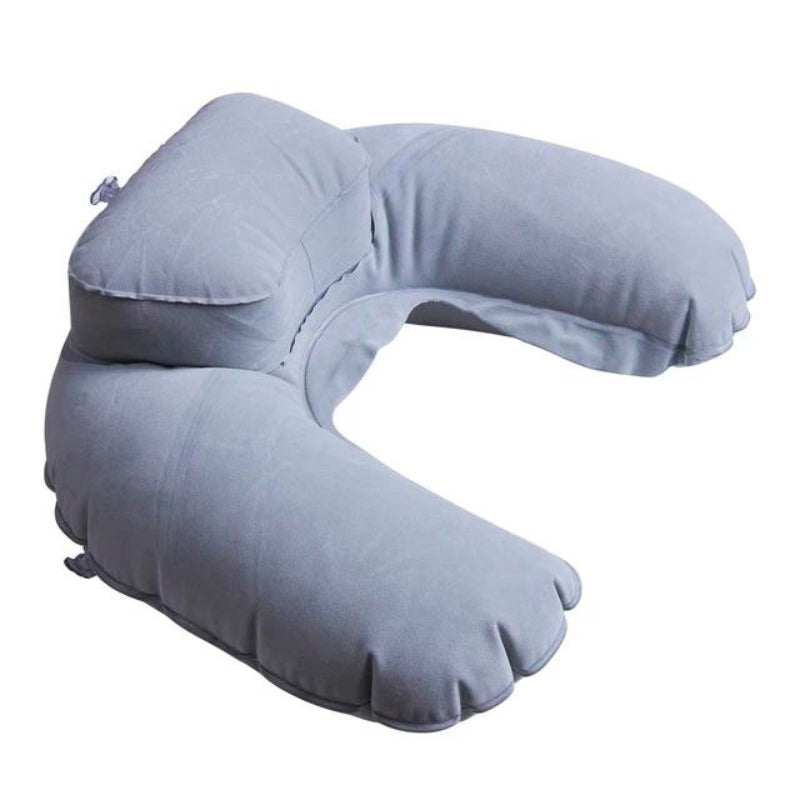 inflatable neck cushion travel - Grey - Gray