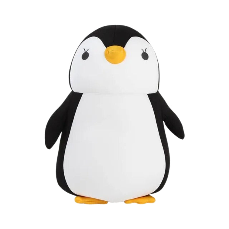 child travel pillow - Black Penguin