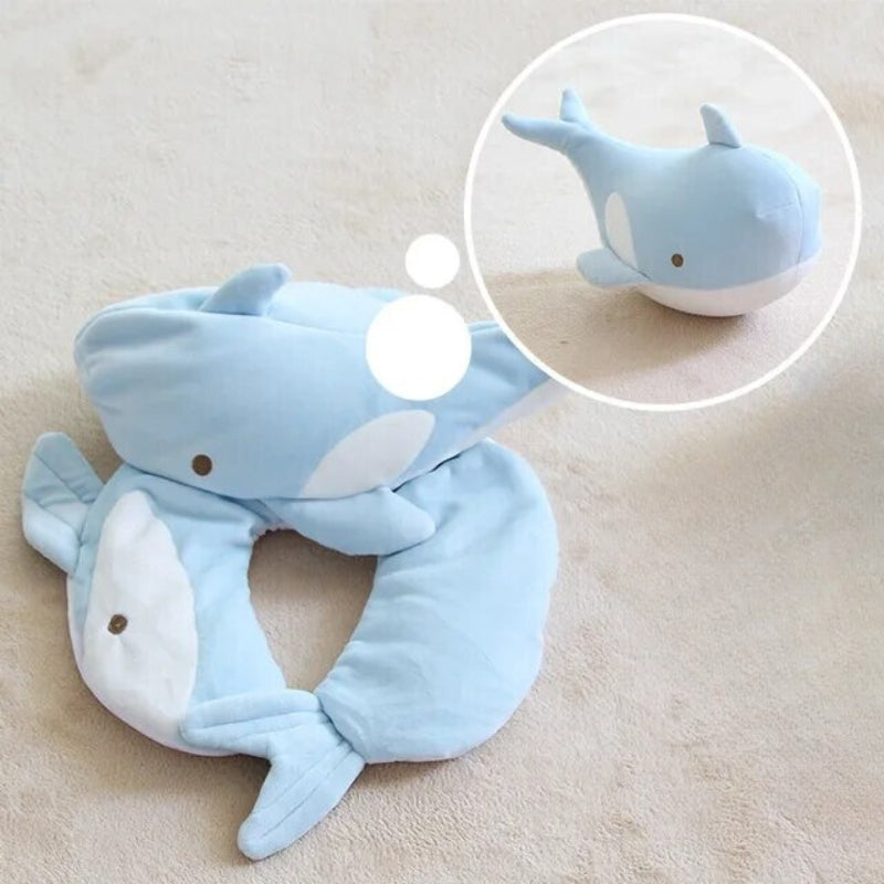 travel pillow for child - Blue Dolphin