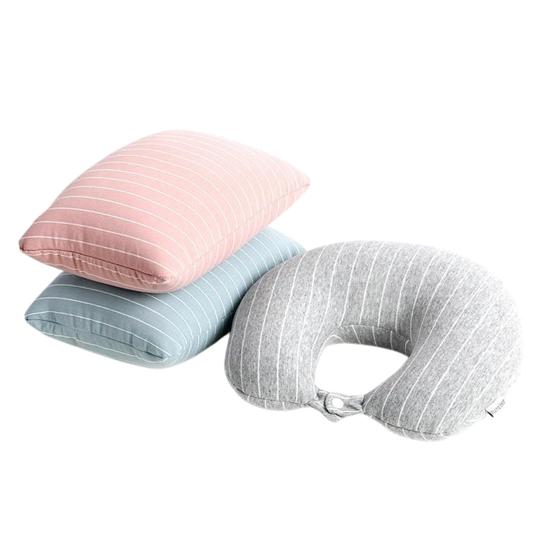 mini travel pillow - Dark Grey - Dark Gray - Light Grey - Light Gray - Pink - Green