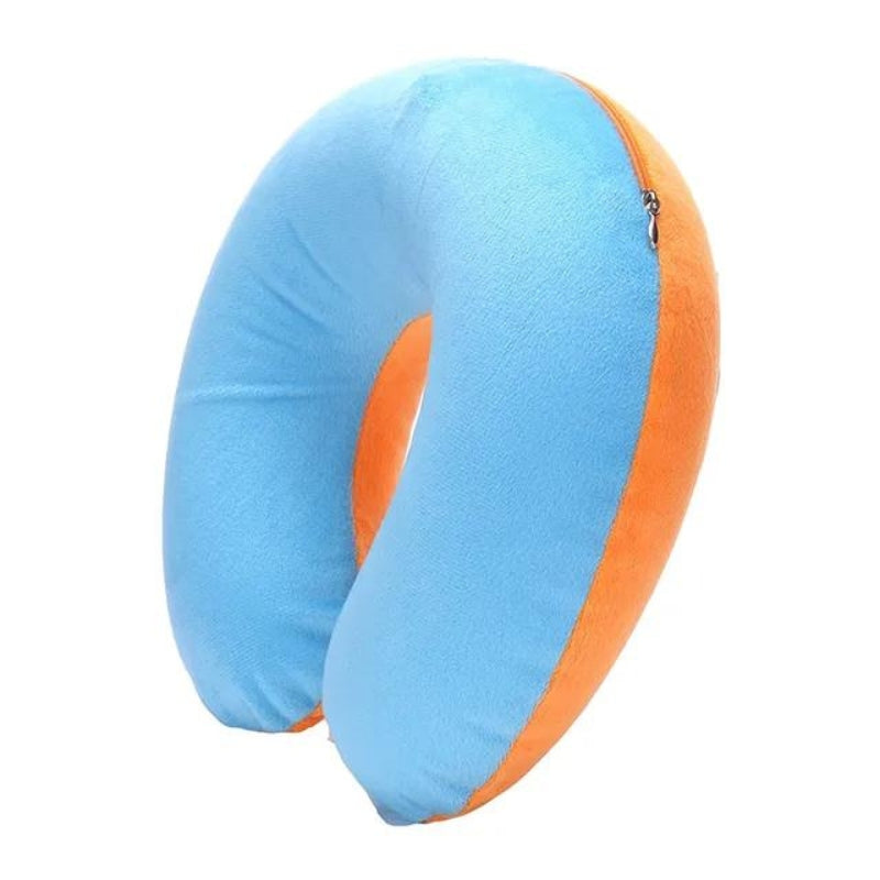 inflatable travel cushion - Blue and Orange
