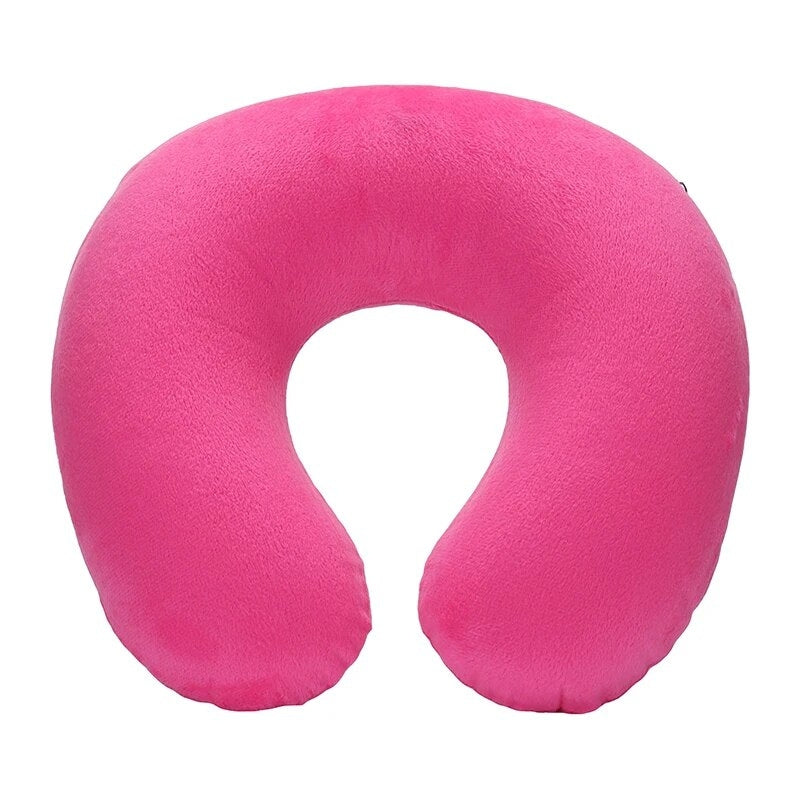 inflatable cushion for travel - Fuchsia