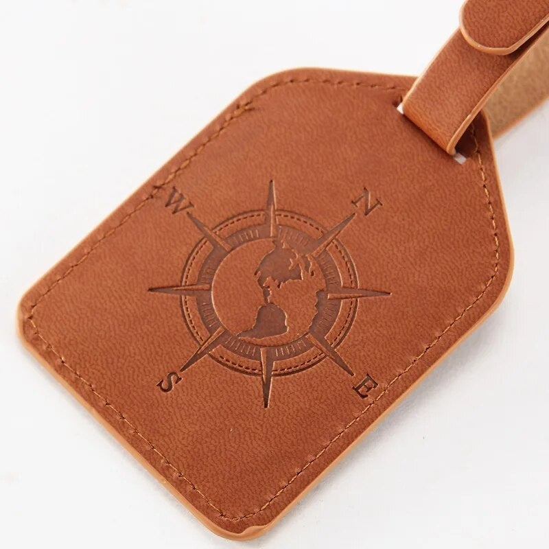 luggage tag - Green - Black - Camel - Dark Brown - Blue