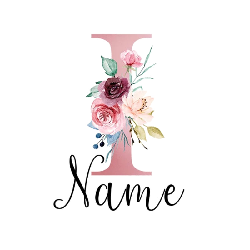 airplane suitcase tag - Letter I with Personalised Name - Letter I with Personalized Name