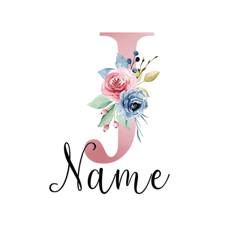 personalized luggage tag - Letter J with Personalised Name - Letter J with Personalized Name