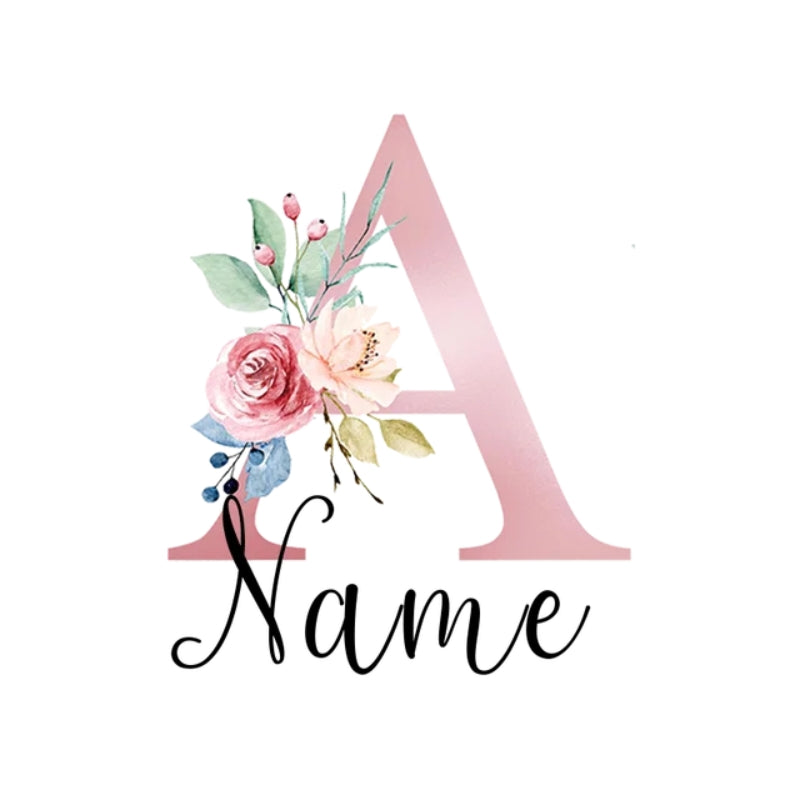 personalized luggage tag - Letter A with Personalised Name - Letter A with Personalized Name