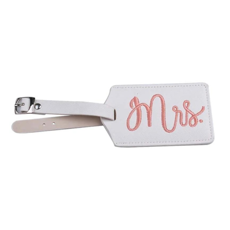 name tag for suitcase - White