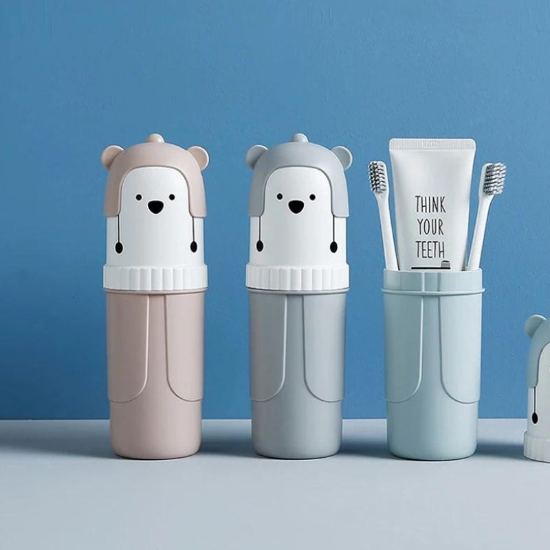 toothbrush case - Blue - Pink