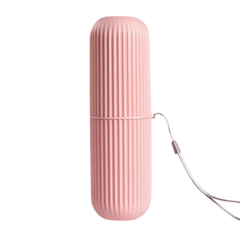 travel toothbrush case - Pink