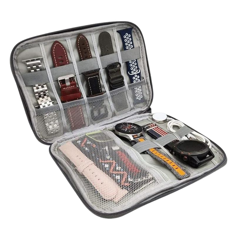 travel watch pouch - Grey - Gray - Blue - Purple - Black