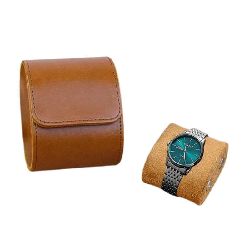 travel watch case - Brown