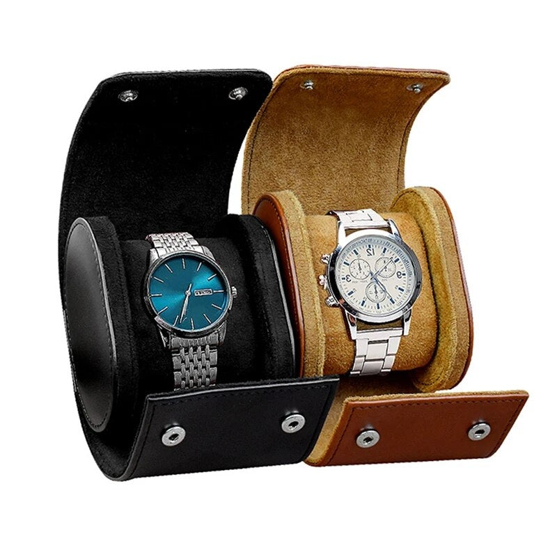 travel case for rolex watch - Black - Brown