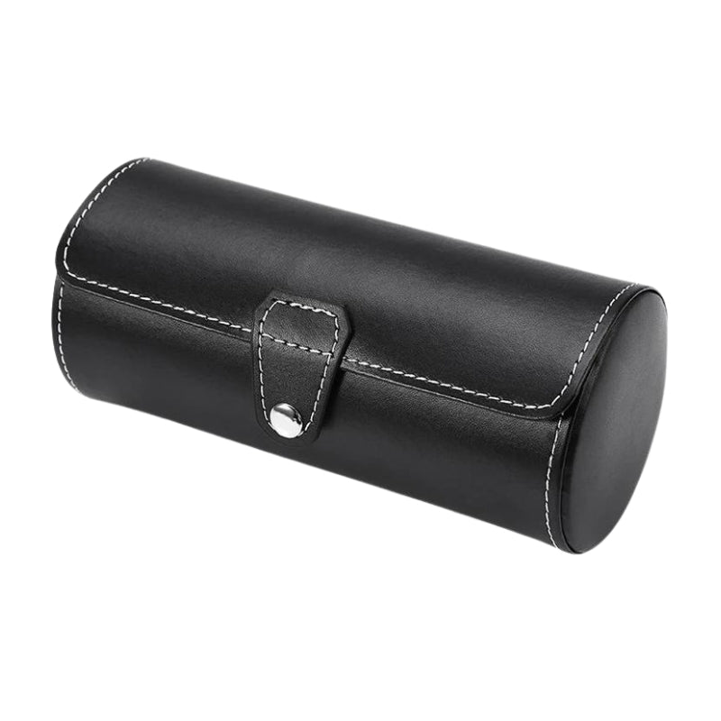 travel case for 3 watches - Black