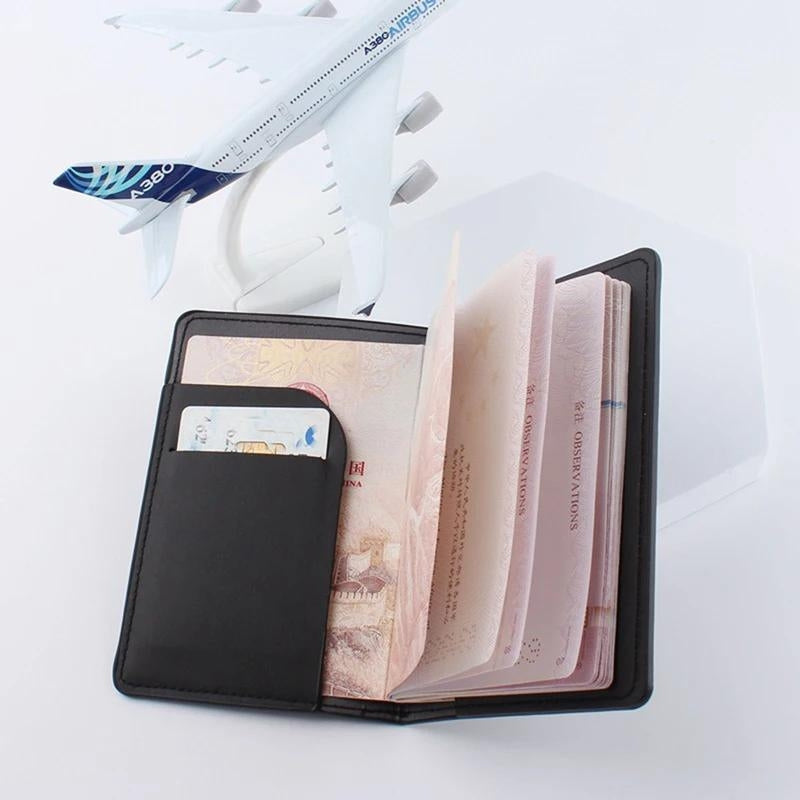 personalized passport holder - Black - Pink - Fuchsia - White - Brown - Lavender - Purple - Blue - Green
