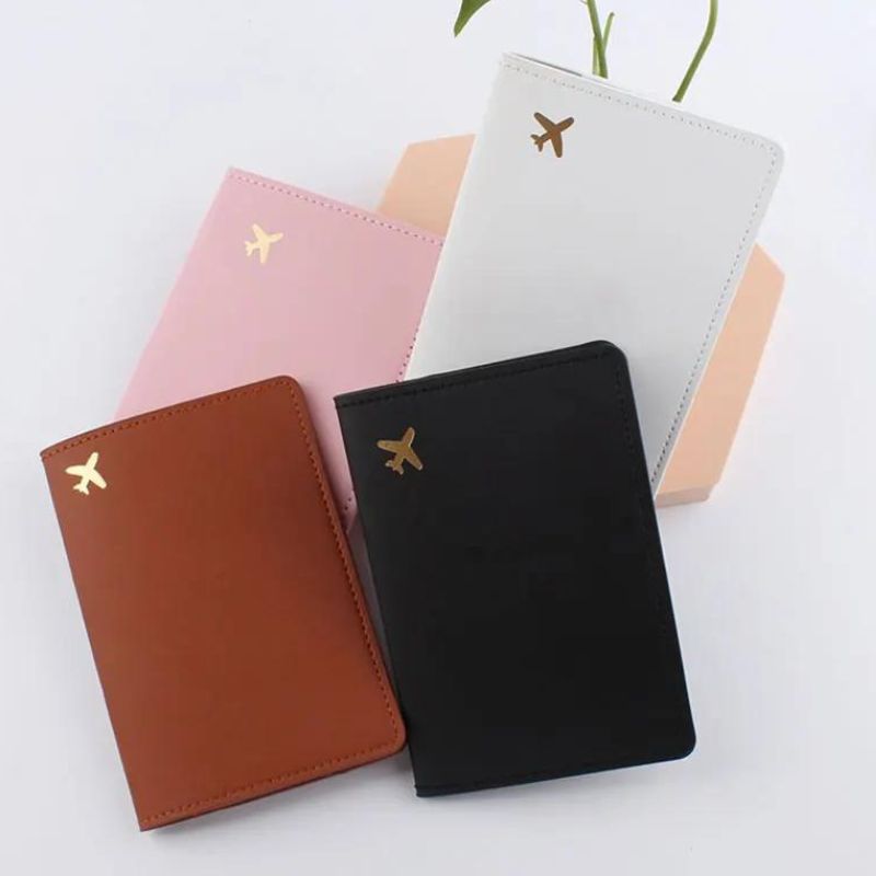 personalized passport protector - Black - Pink - Fuchsia - White - Brown - Lavender - Purple - Blue - Green