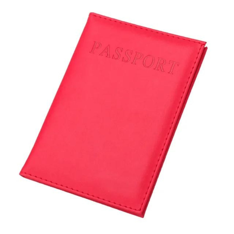 passport protection pouch - Red