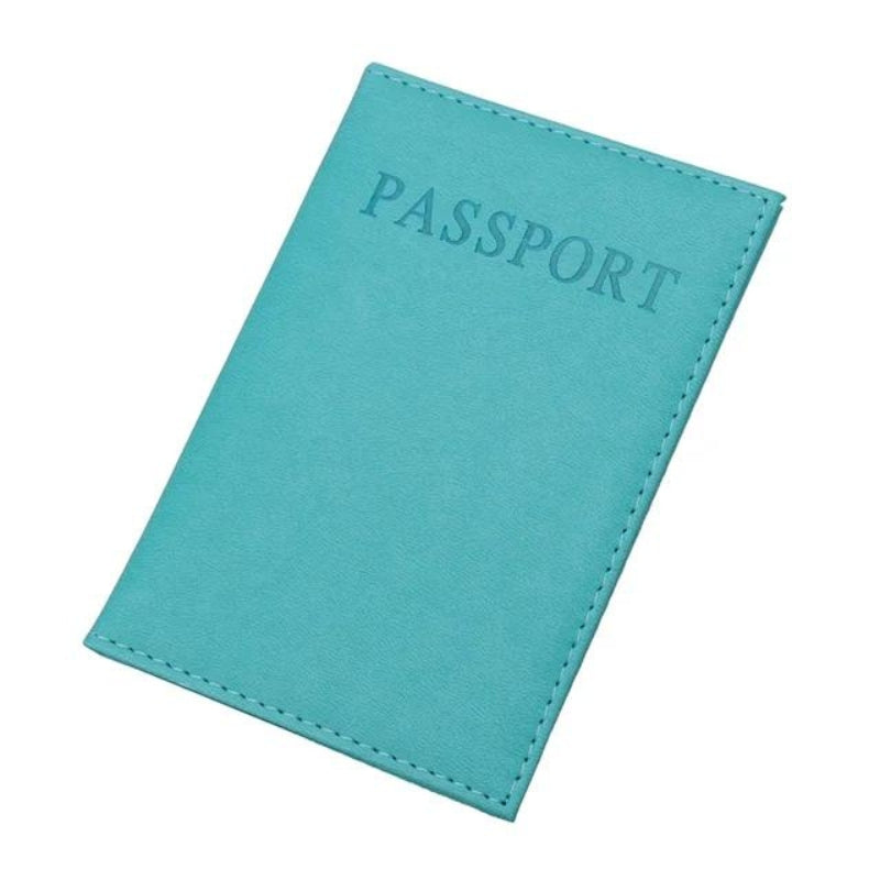 luxury passport holder - Sky Blue