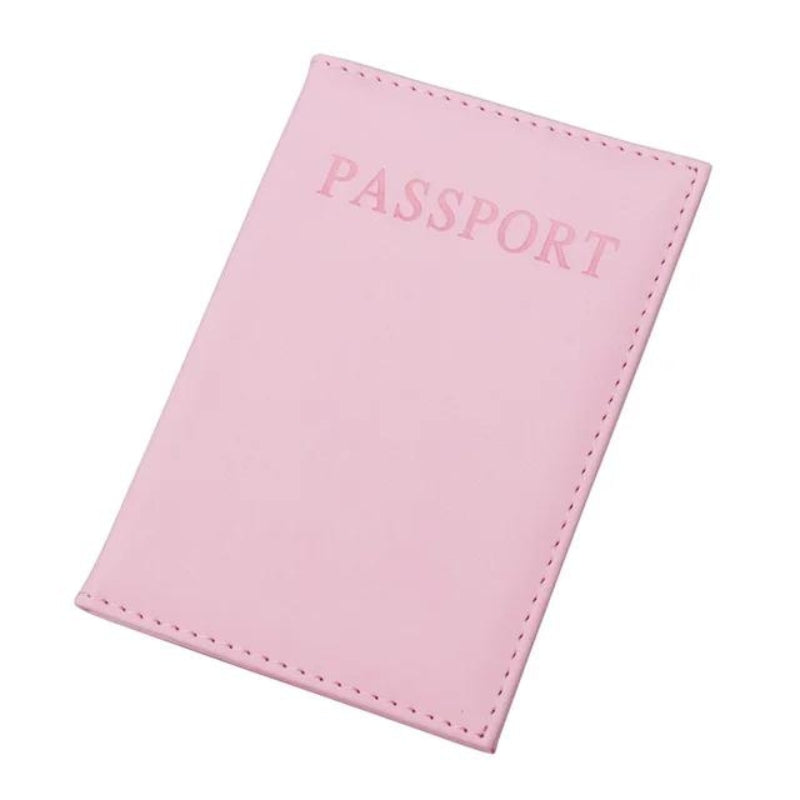 women's passport holder - Pink