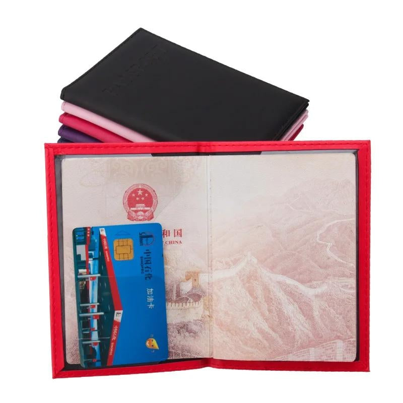 airplane passport protector - Brown - Red - Purple - Light Green - Black - Sky Blue - Dark Green - Pink - Orange - Navy Blue