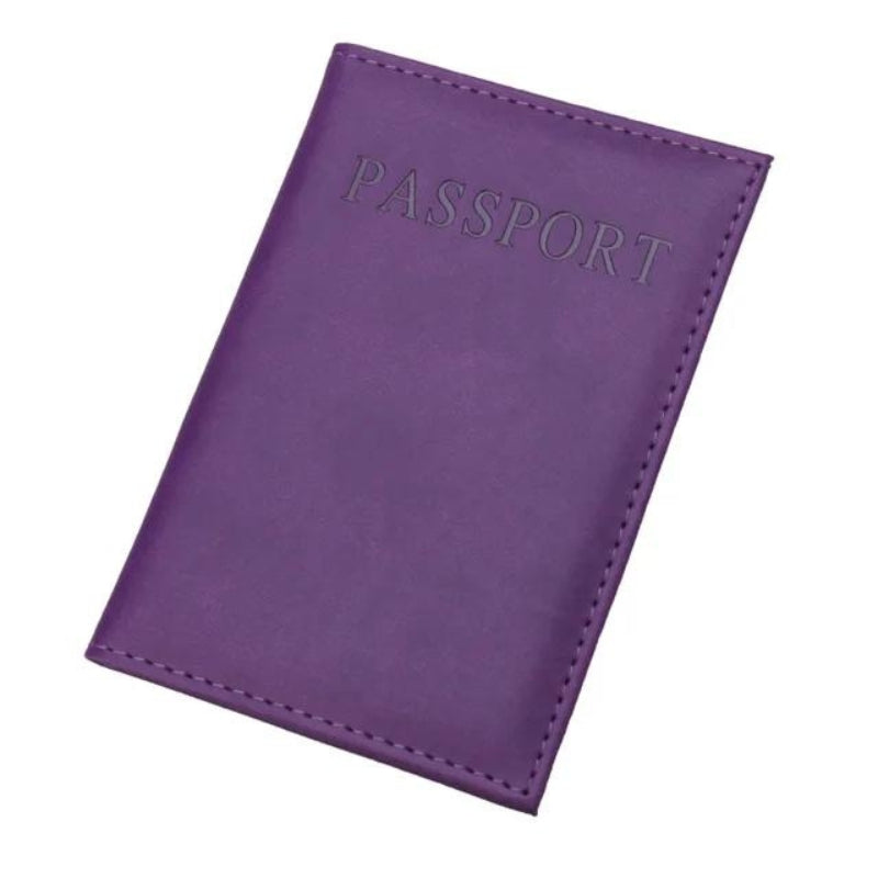 passport protection cover - Purple