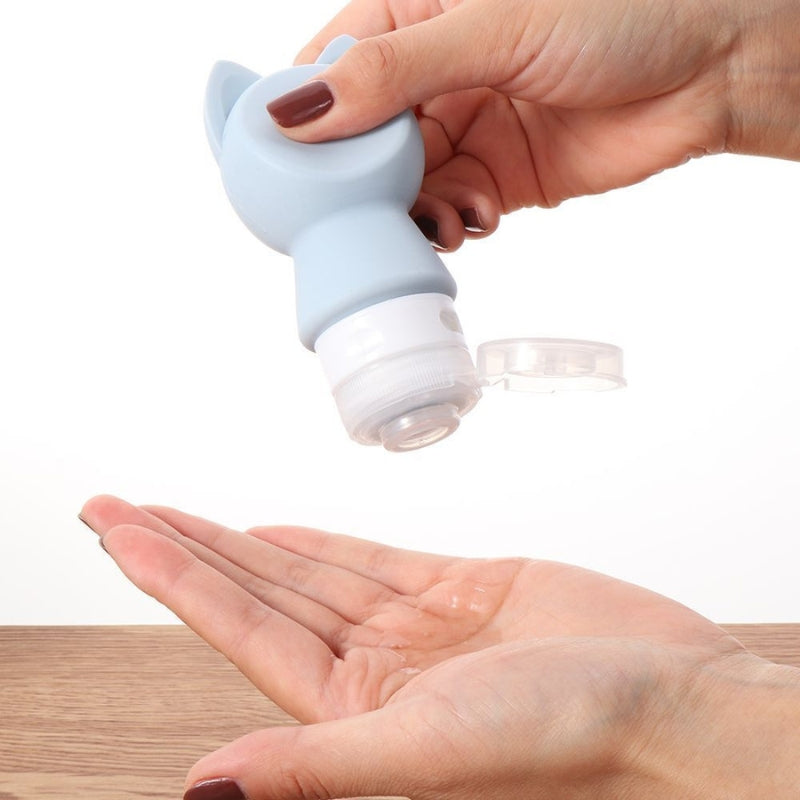 travel bottle - Grey - Gray - Green - Blue - Purple