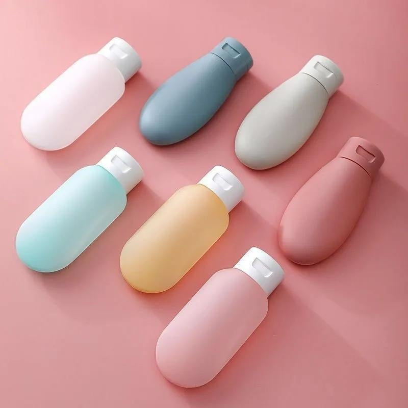 silicone travel bottle - Dark Colours 60ml - Dark Colors 60ml - Light Colours 60ml - Light Colors 60ml - White 100ml
