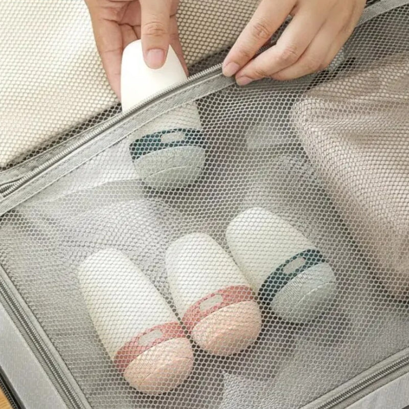 travel silicone bottle - Pink - Blue