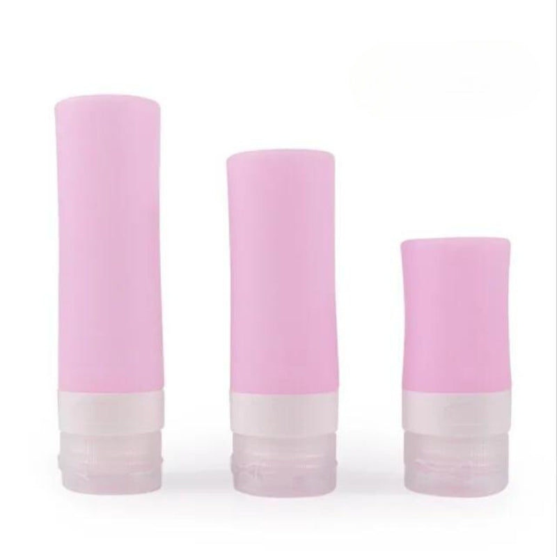 silicone travel bottle - Pink 2