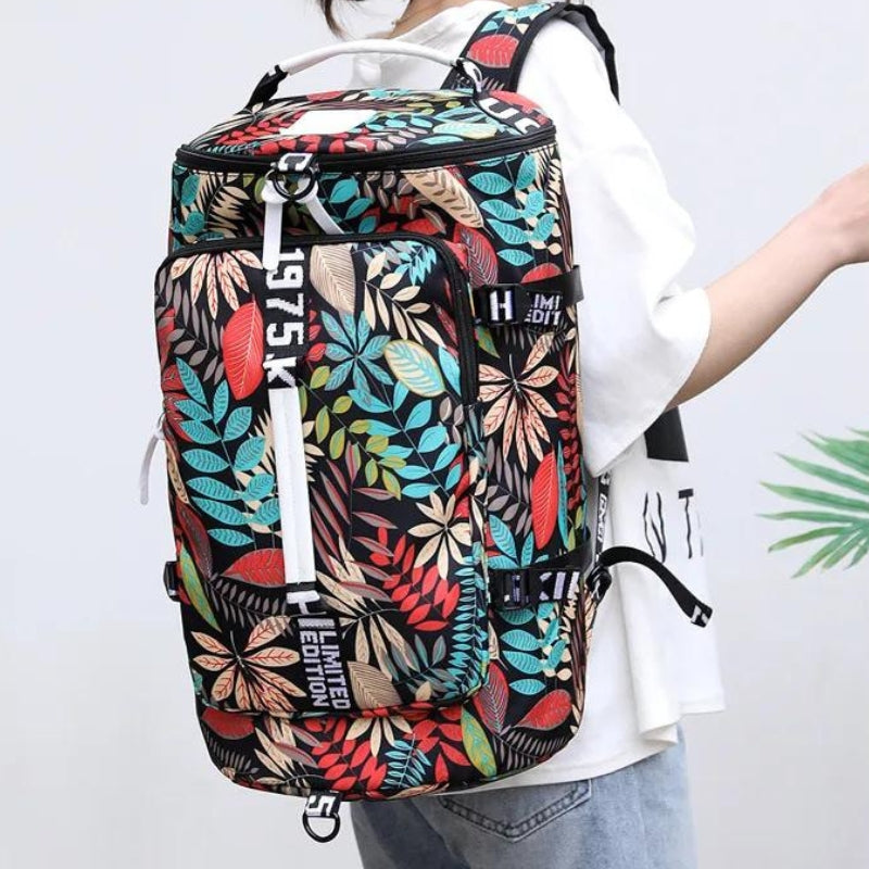 large shoulder bag for women - Black - Grey - Gray - Blue - Maple Leaf Blue - Maple Leaf Pink - Multicolour - Multicolor - Maple Leaf Red