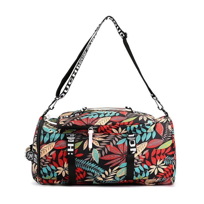large backpack - Black - Grey - Gray - Blue - Maple Leaf Blue - Maple Leaf Pink - Multicolour - Multicolor - Maple Leaf Red