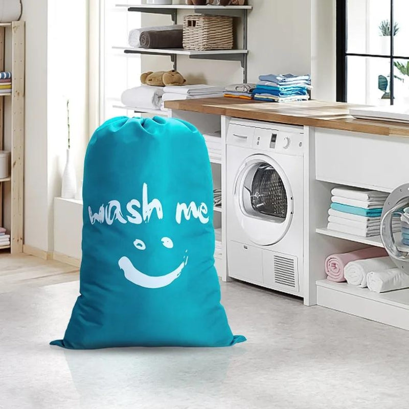 travel dirty laundry bag - Blue - Grey - Gray - Fuchsia Pink - Pink