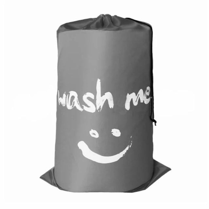 travel laundry bag - Grey - Gray - Wash me