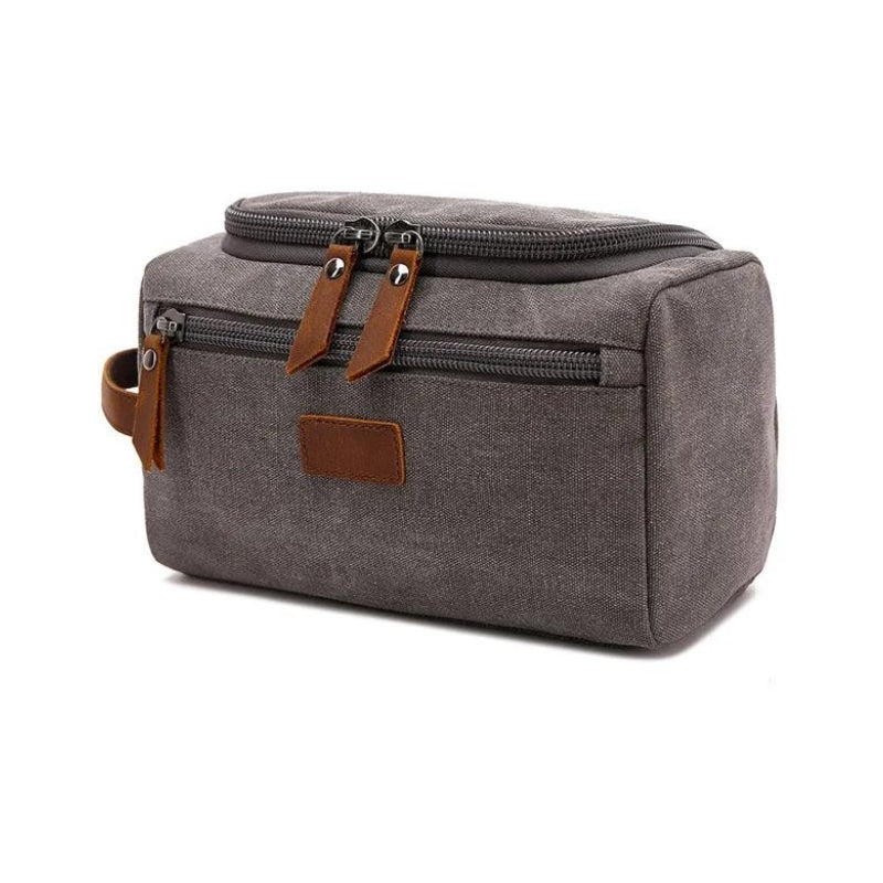 large toiletry bag - Grey - Gray