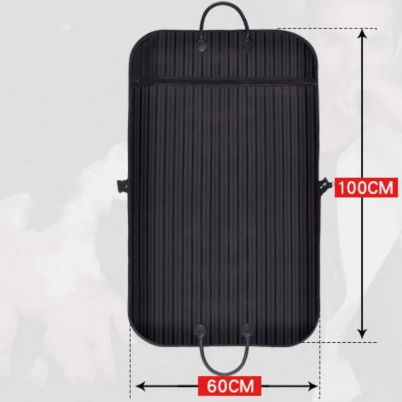 travel suit cover for men close up dimensions - Black - Blue - Red