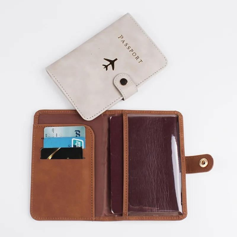 travel document holders - Brown - Grey - Gray - Pink