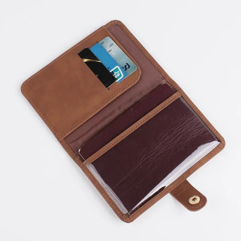 travel document holder - Brown - Grey - Gray - Pink
