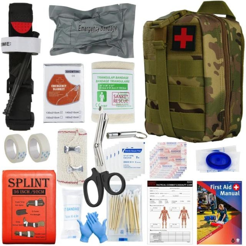 travel first aid kit - Green Camouflage